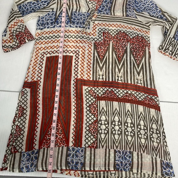 Antica Sartoria by Giacomo Cinque Swim Kaftan Dress Coverup Large - Picture 14 of 14